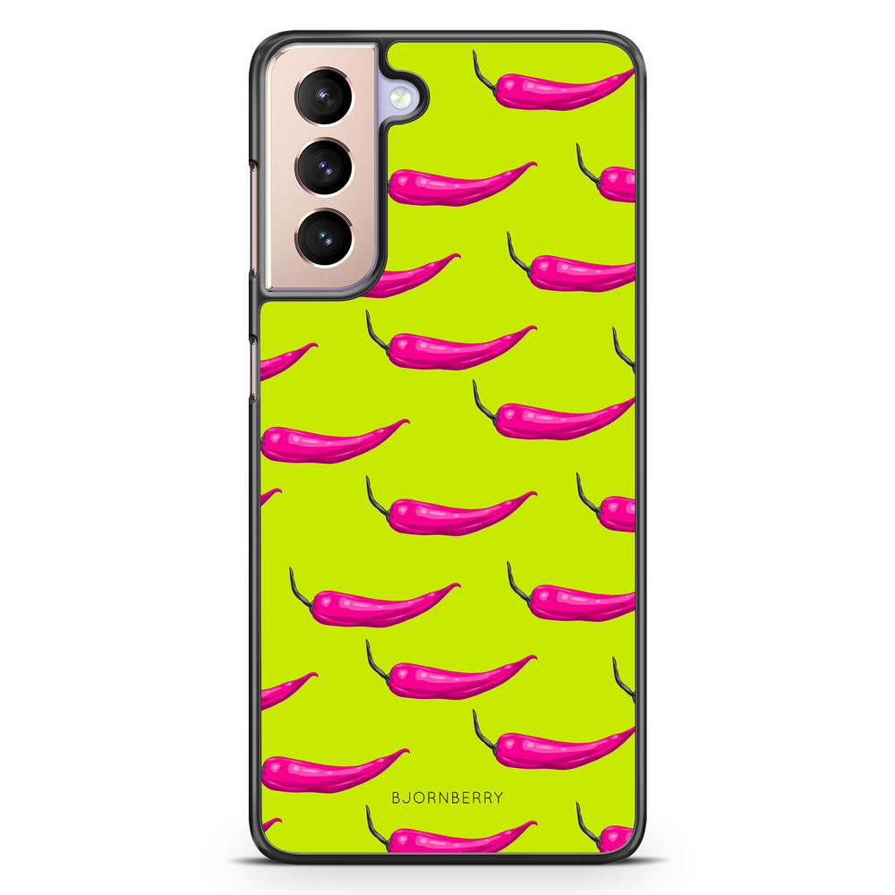 Samsung Galaxy S21 Case - Chilli Pattern