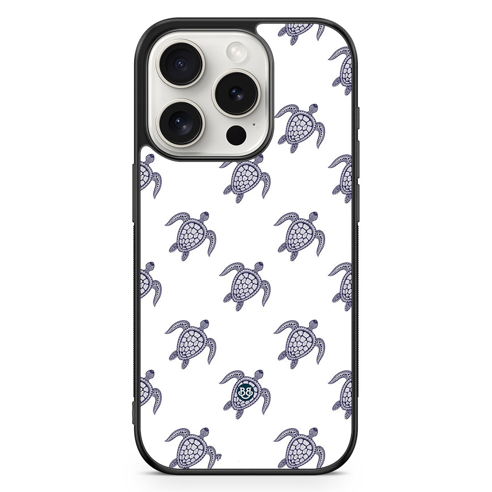 iPhone 15 Pro Case - Blue Turtles - BJORNBERRY