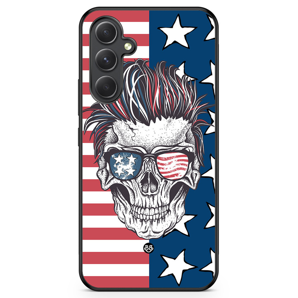 Samsung Galaxy A54 5G Case - USA Skull