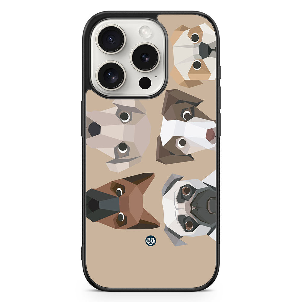 iPhone 15 Pro Case - Cute Dogs