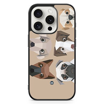 iPhone 15 Pro Skal - Söta Hundar