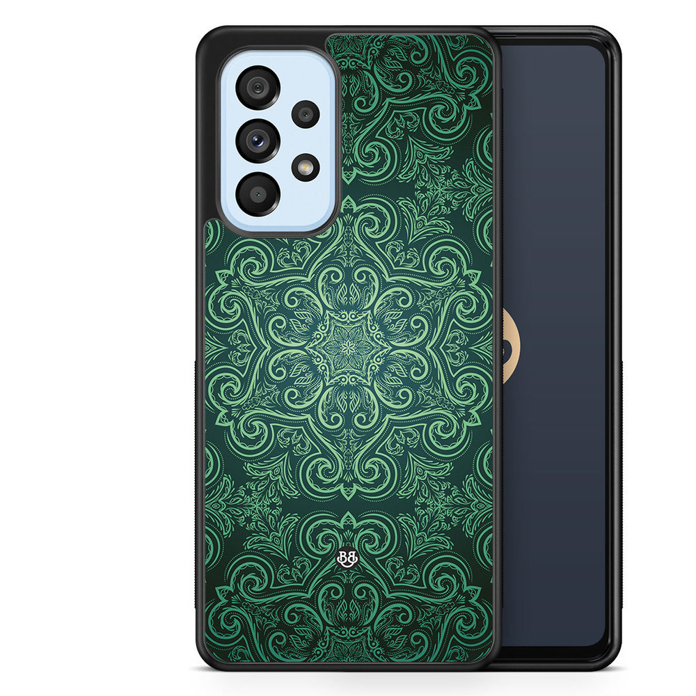 Samsung Galaxy A53 5G Case - Green Retro Pattern