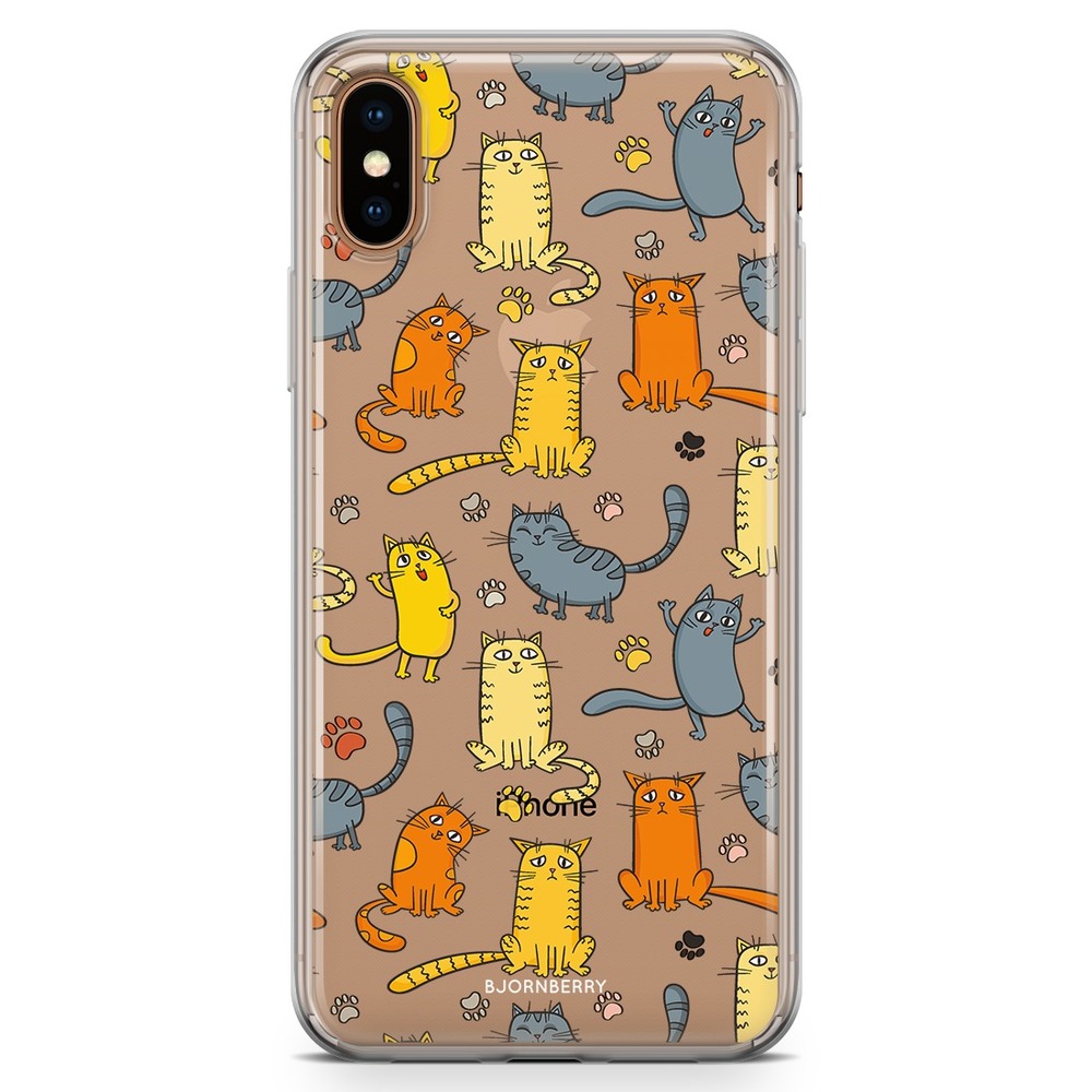 iPhone Xs Max Fashion Case - Cat pattern