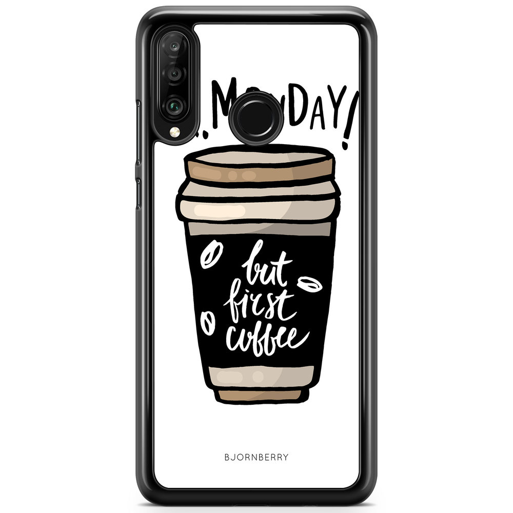 Huawei P30 Lite Case - But First Coffee