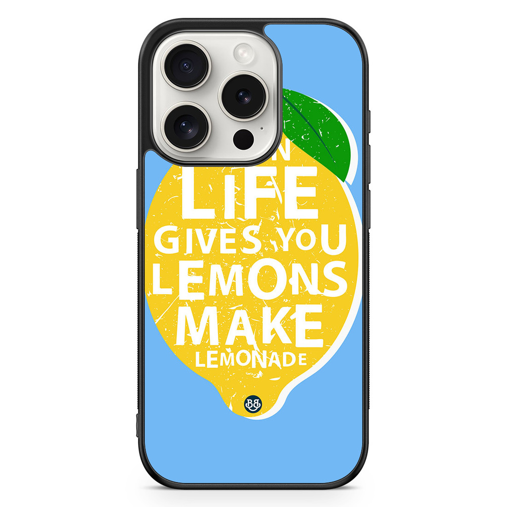 iPhone 15 Pro Case - Lemon Quote