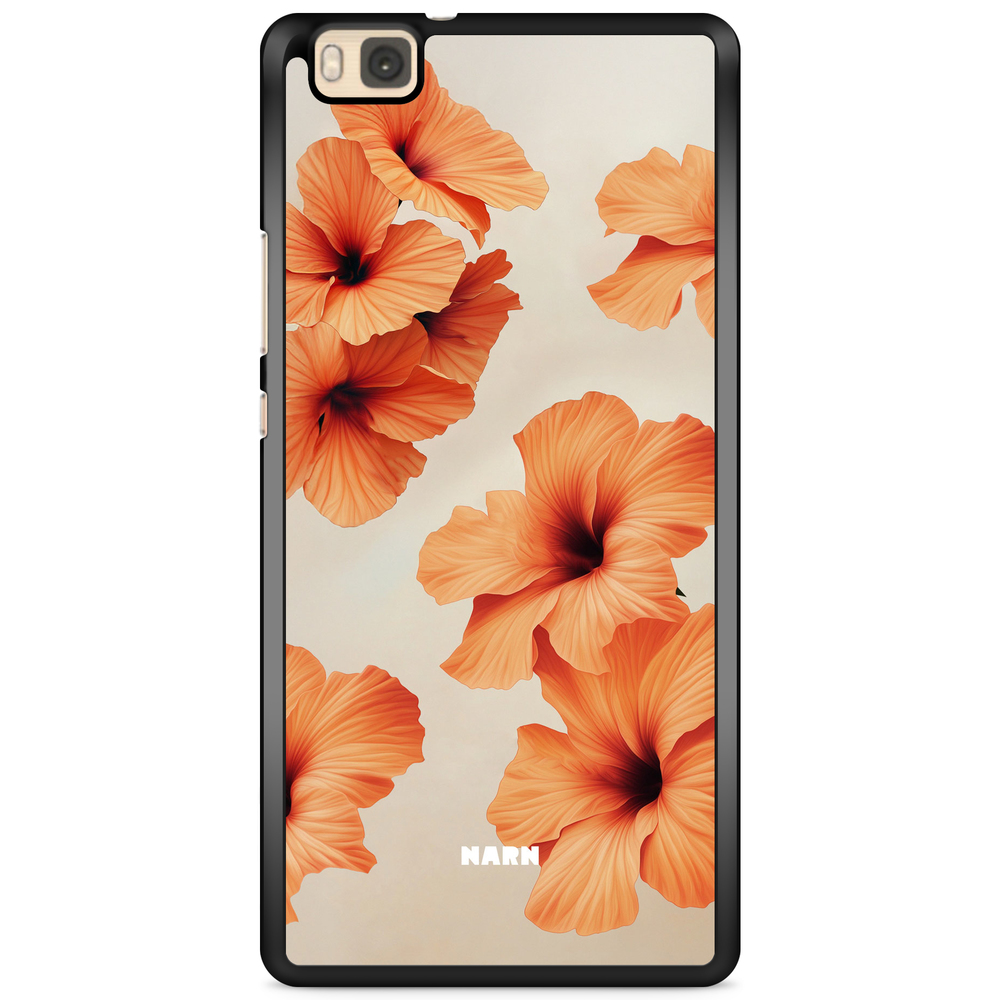 Huawei P8 Lite Case - Hibiscus Era - Papaya