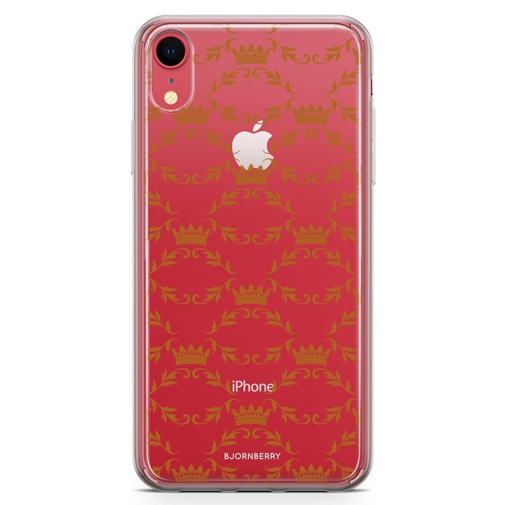 iPhone XR Fashion Case - Crown Pattern