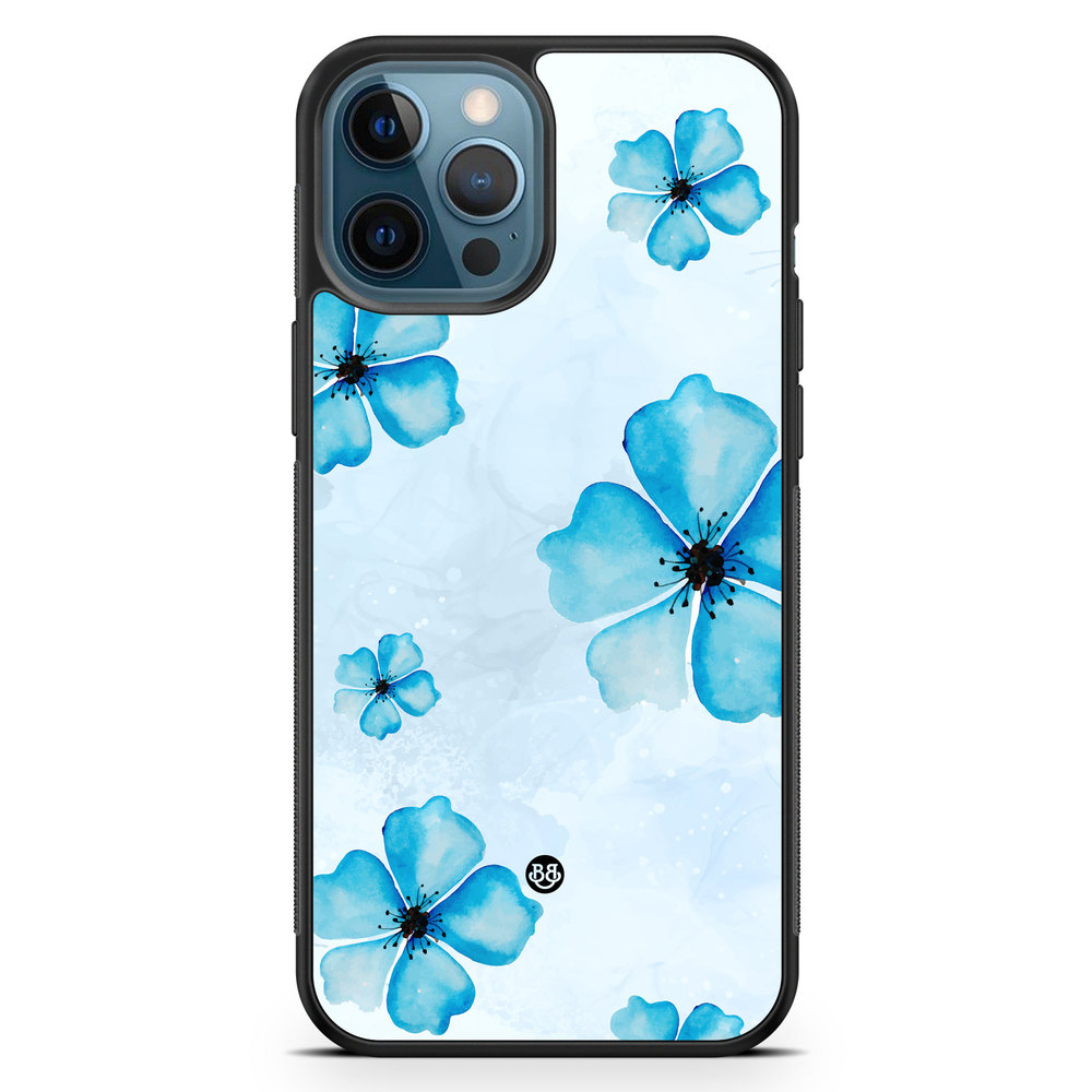 iPhone 12 Pro Case - WILD BLOOM - Blue Bloom