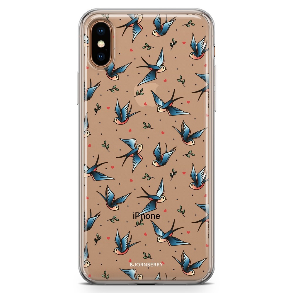 iPhone Xs Max Fashion Case - Swallows