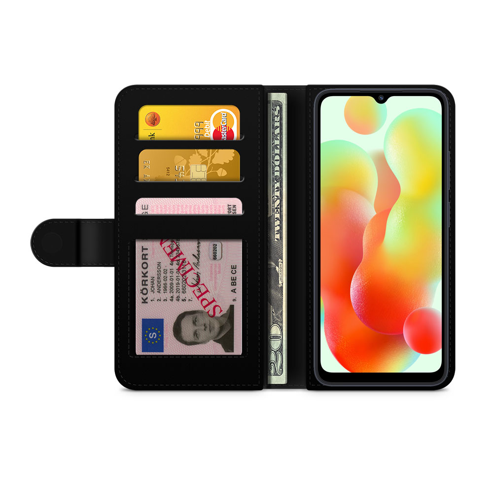 Xiaomi Redmi 12C Wallet Case - Seashell BW - 2