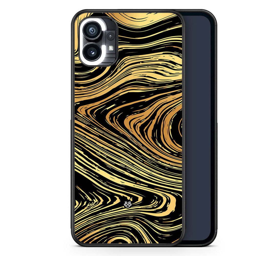 Nothing Phone (1) Case - Gold Marble
