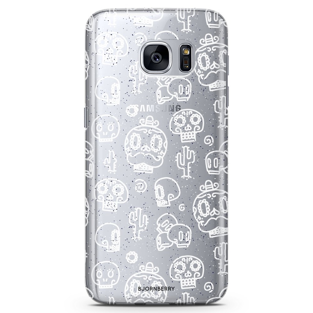 Samsung Galaxy S6 TPU Case - Oldschool Skulls