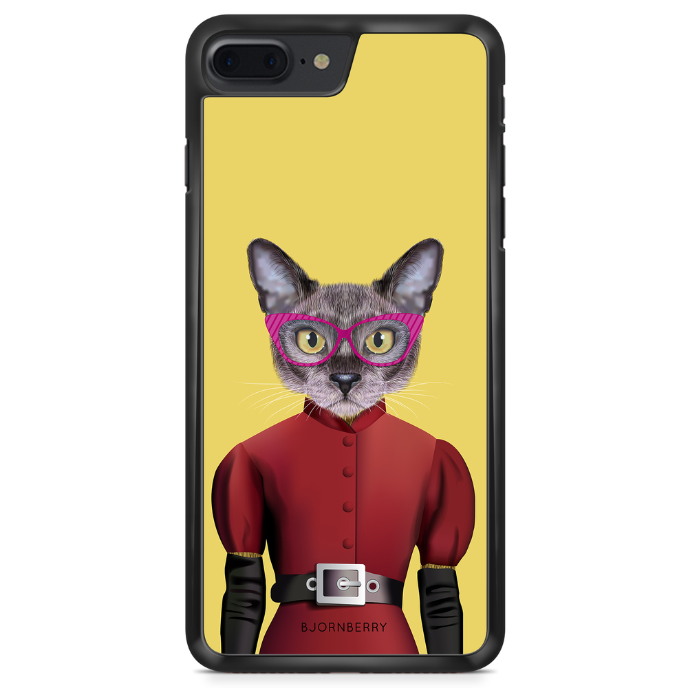 iPhone 8 Plus Case - Hipster Cat