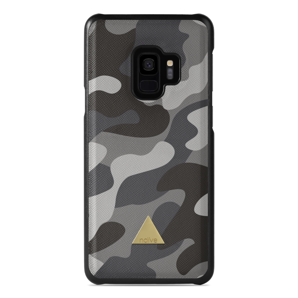 Naive Samsung Galaxy S9 Case - Grey Camo
