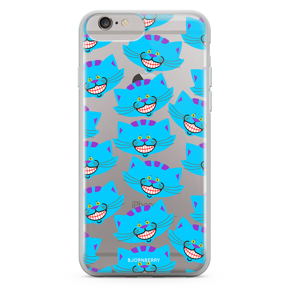 iPhone 6 Plus/6s Plus Fashion Skal - Blå Katter