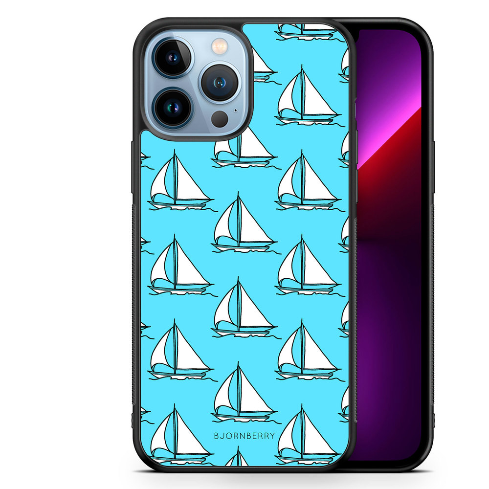 iPhone 13 Pro Max Case - Sailboat Pattern