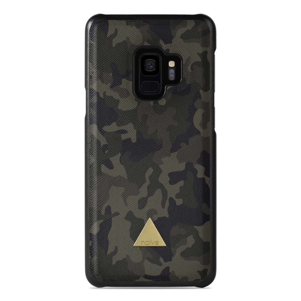 Naive Samsung Galaxy S9 Case - Jungle Green Camo
