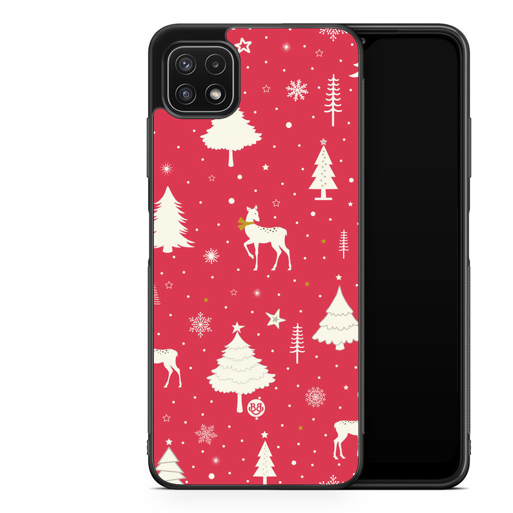 Samsung Galaxy A22 5G Case - Red Christmas