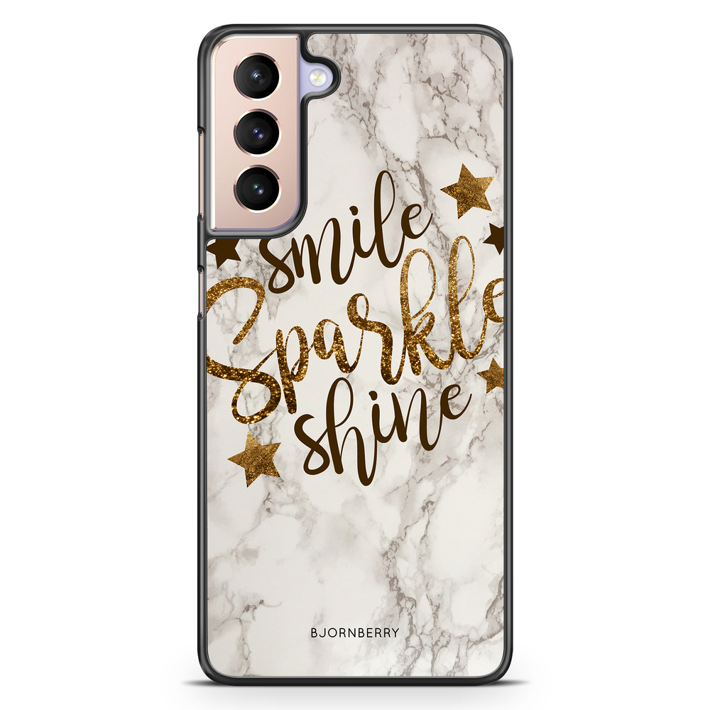 Samsung Galaxy S21 Case - Smile,Sparkle,Shine