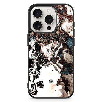 iPhone 15 Pro Skal - Brun Marmor