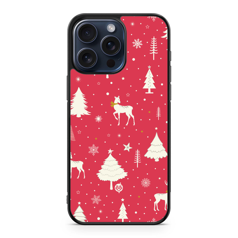 iPhone 15 Pro Max Case - Red Christmas