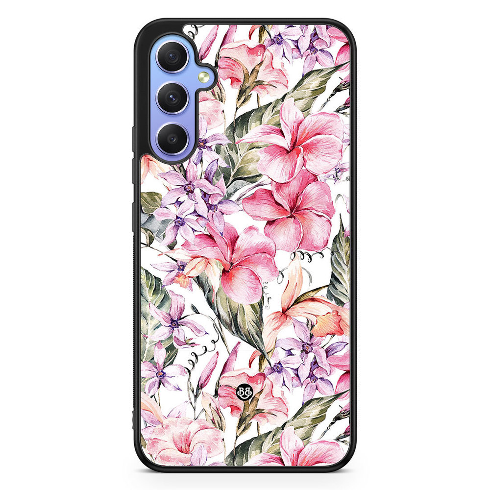 Samsung Galaxy A34 5G Case - Watercolor Flowers