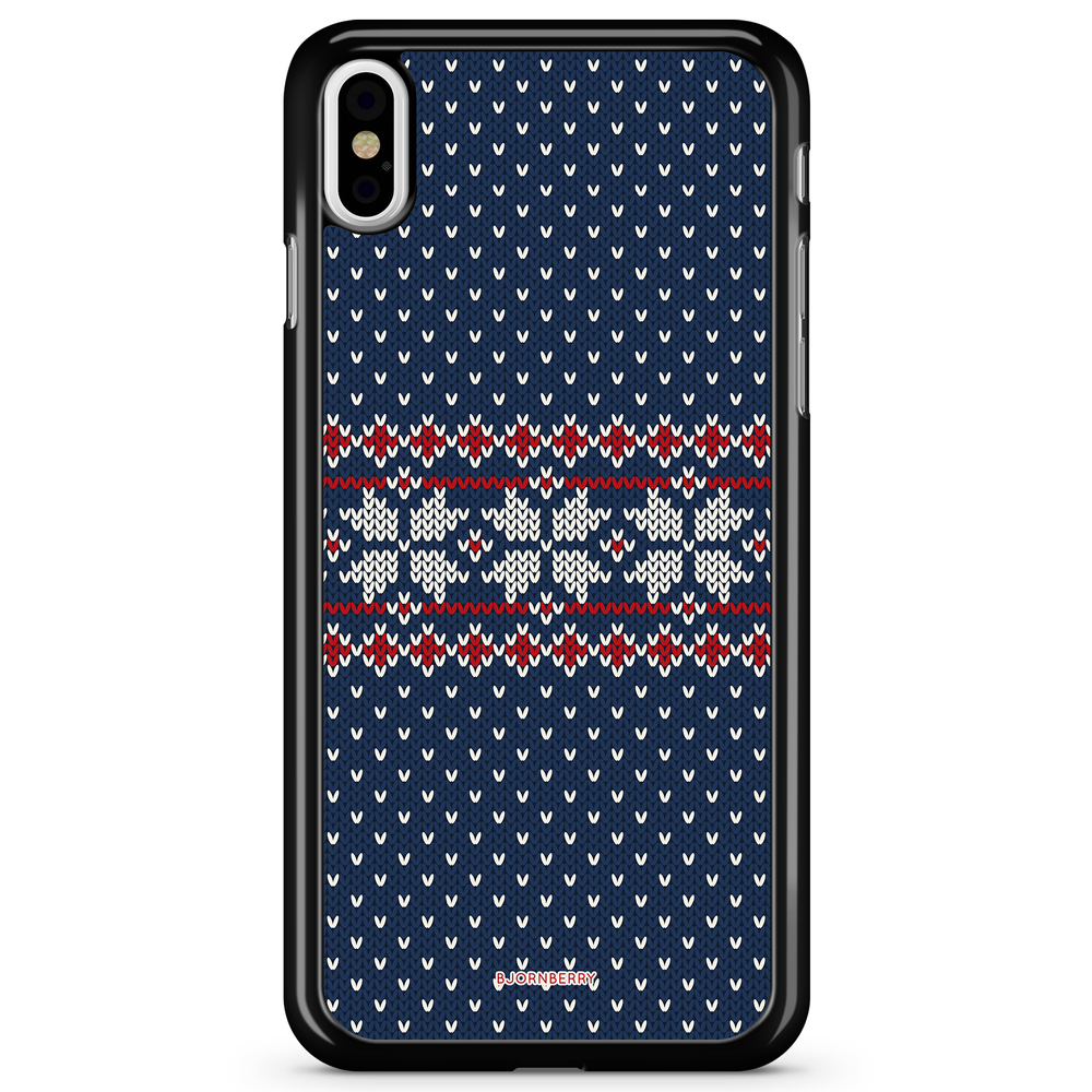 iPhone X / XS Case - Knitted Xmas