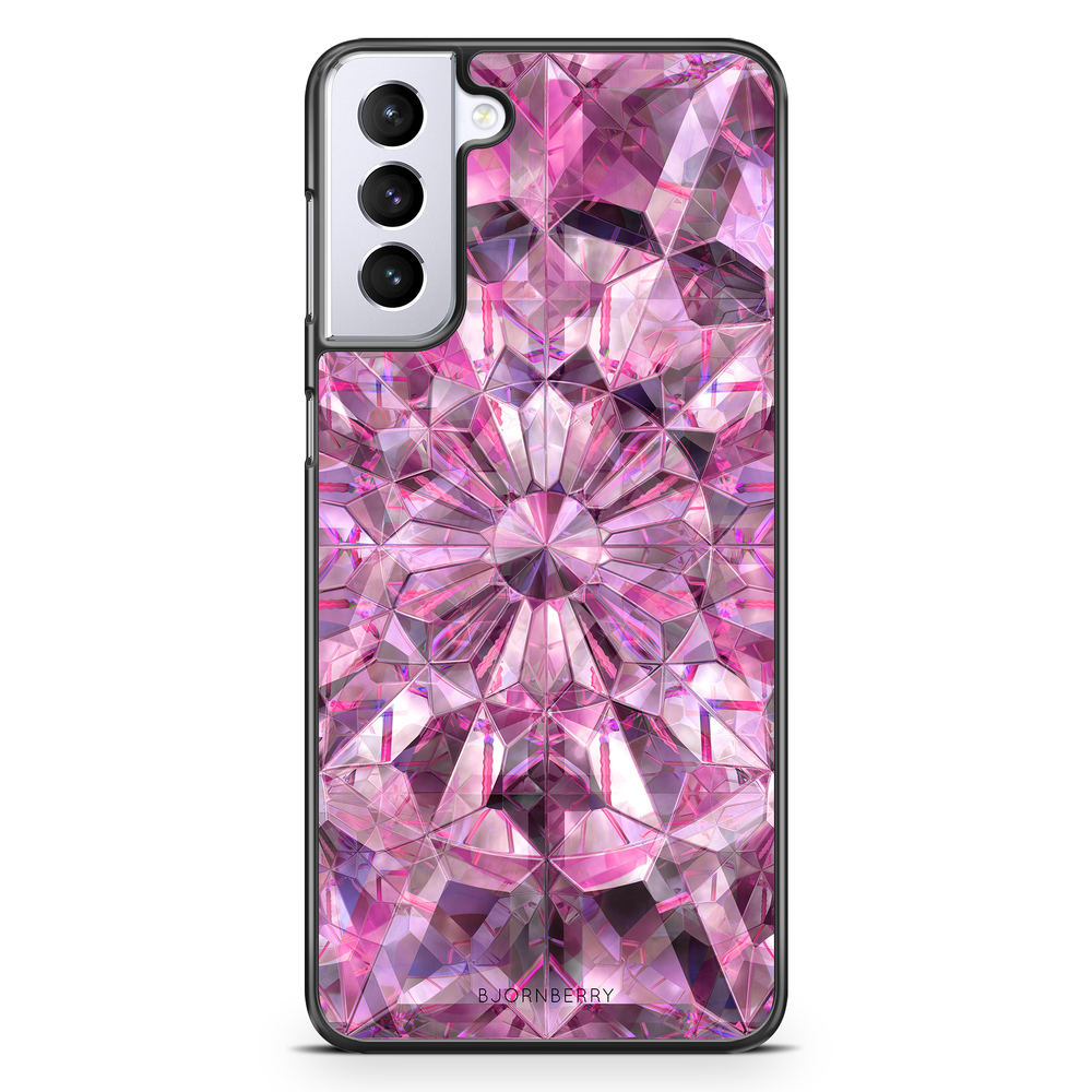 Samsung Galaxy S21 Plus Case - Pink Crystals