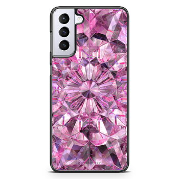 Samsung Galaxy S21 Plus Case - Pink Crystals