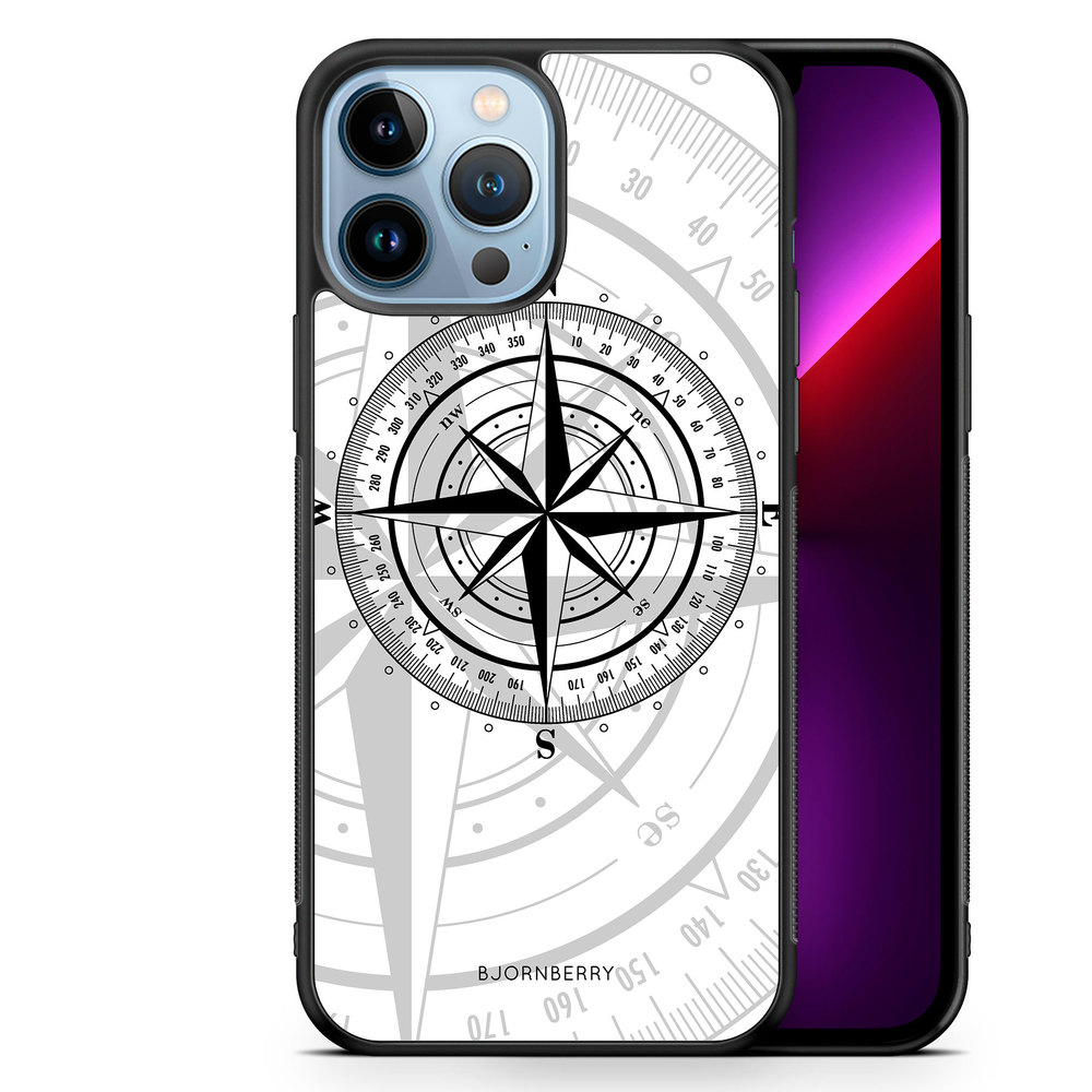 iPhone 13 Pro Max Case - Compass White