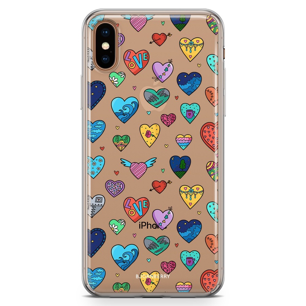 iPhone Xs Max Fashion Case - Hearts