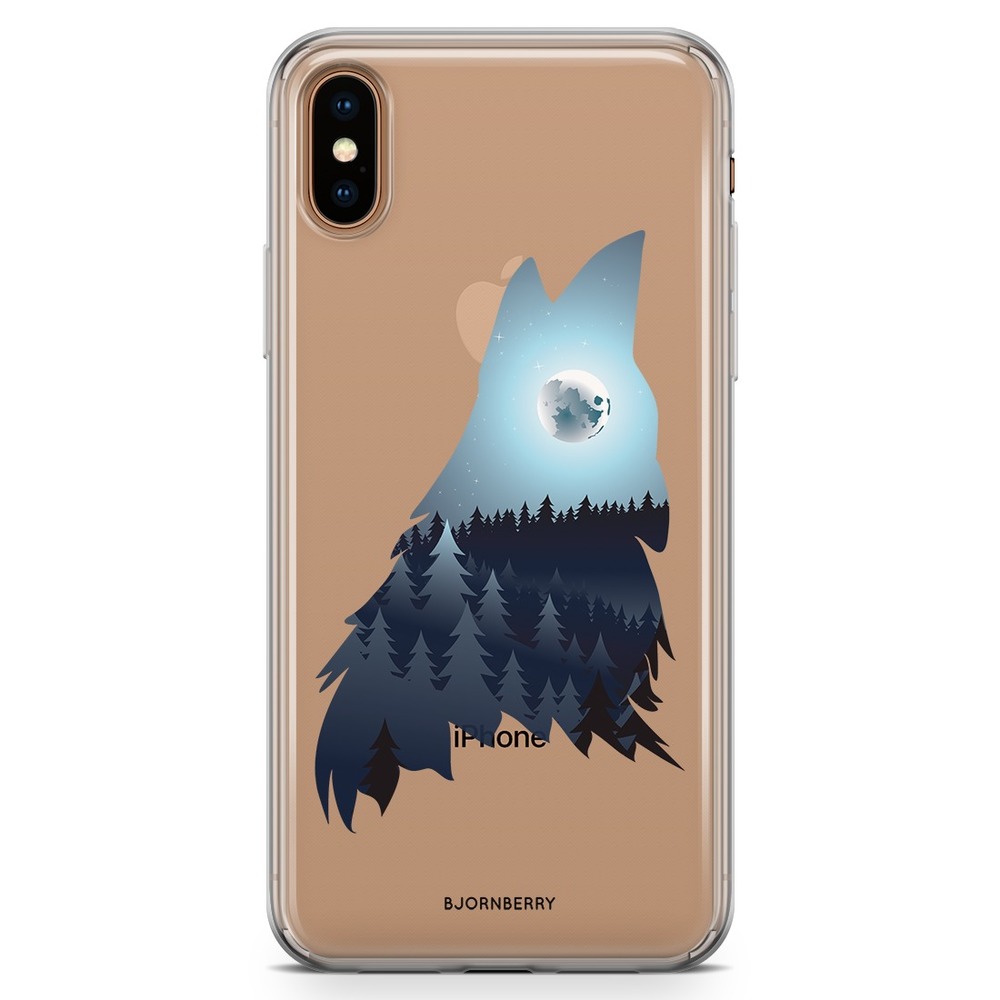 iPhone Xs Max Fashion Case - Forest Wolf