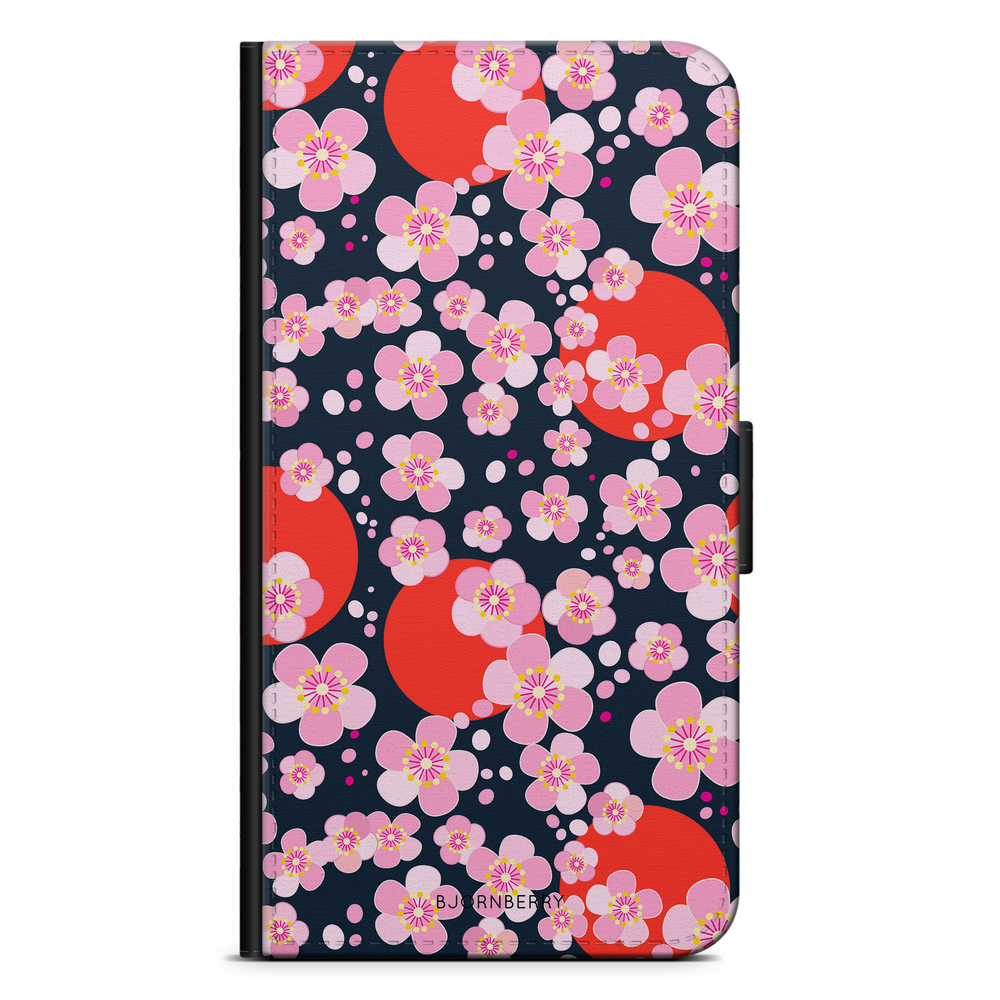 Samsung Galaxy A52 / A52s Plånboksfodral - Japan Blommor | Mobilskal & Mobilfodral BJORNBERRY