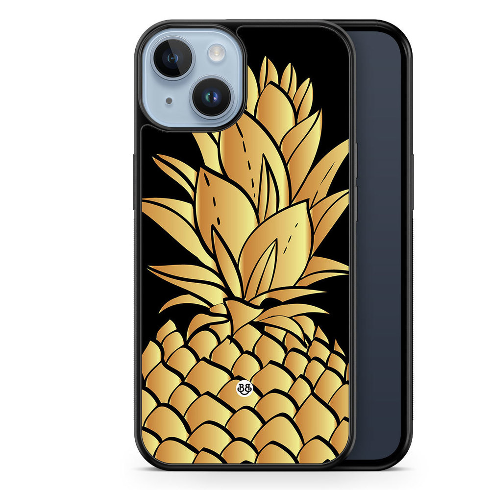 iPhone 14 Plus Case - Gold Pineapple