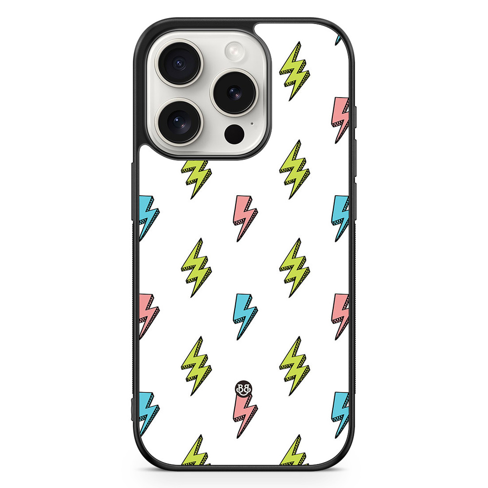 iPhone 15 Pro Case - Lightning Bolts