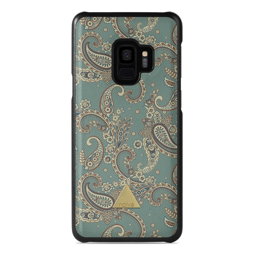 Naive Samsung Galaxy S9 Case - Paisley Green