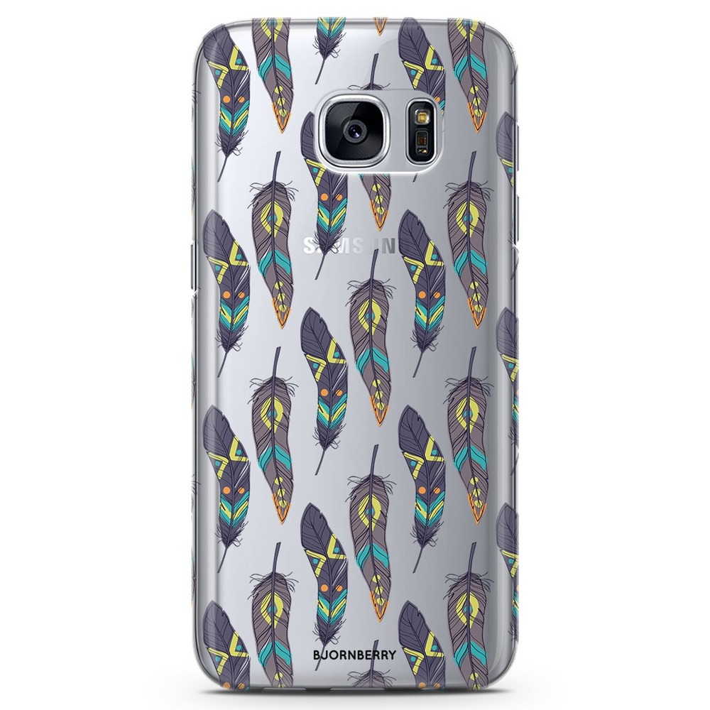 Samsung Galaxy S6 TPU Case - Ethnic Feathers