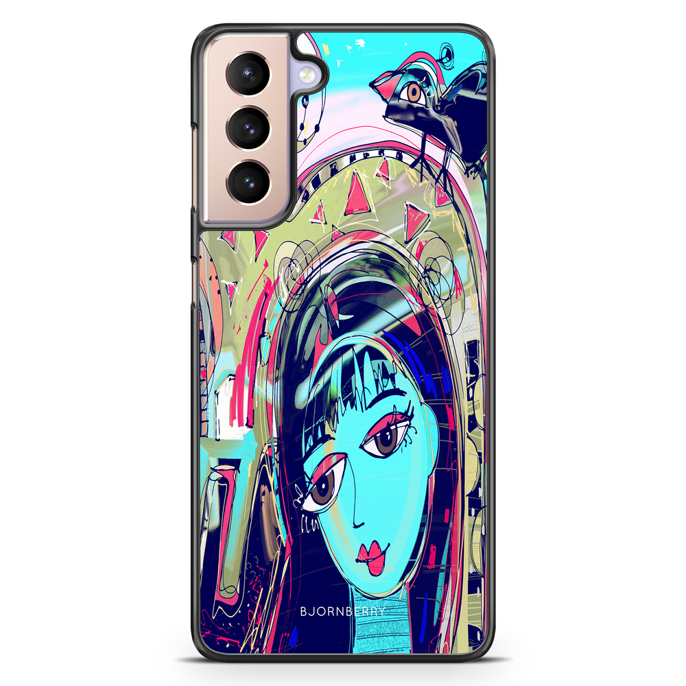 Samsung Galaxy S21 Case - Abstract Cat