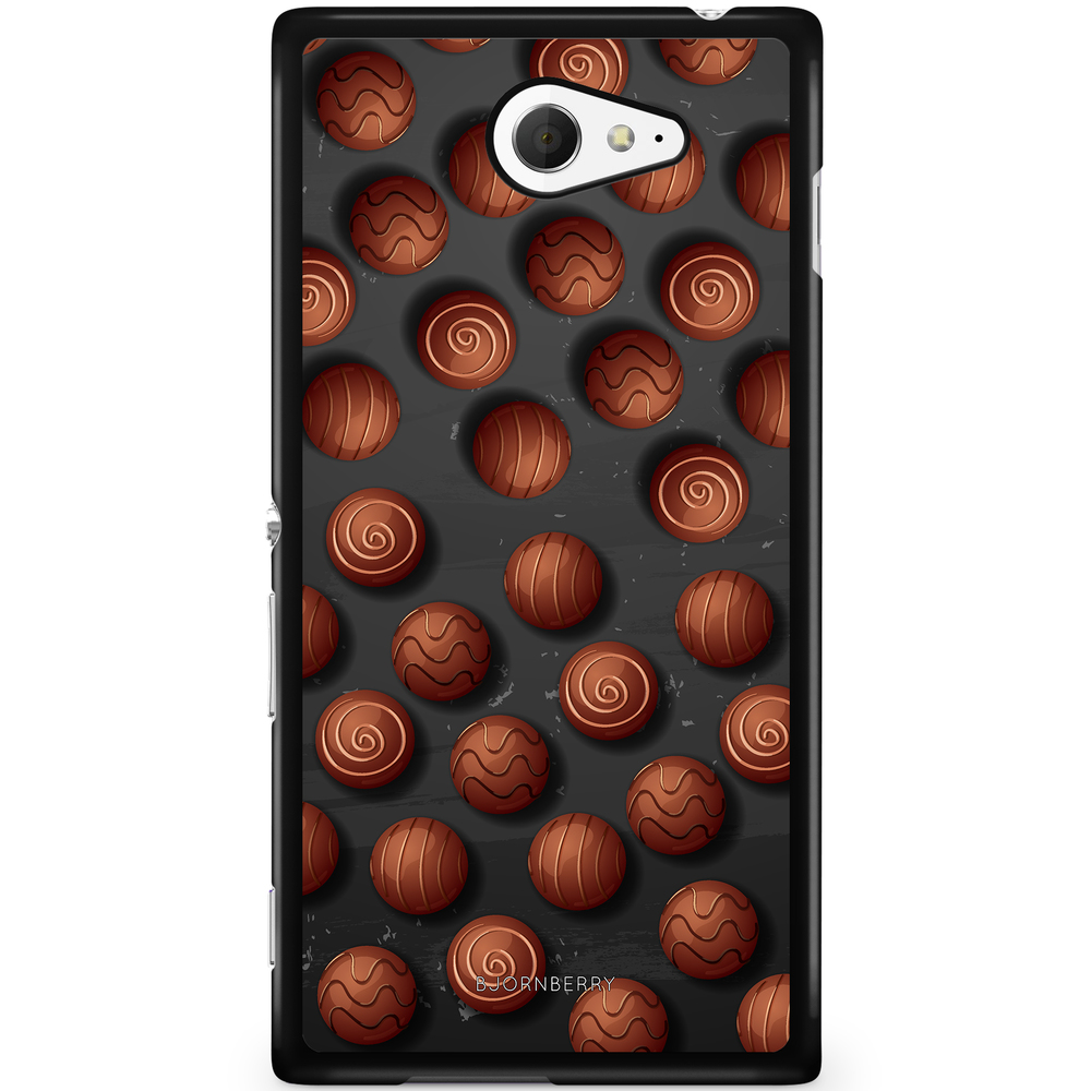 Sony Xperia M2 Aqua Case - Chocolate
