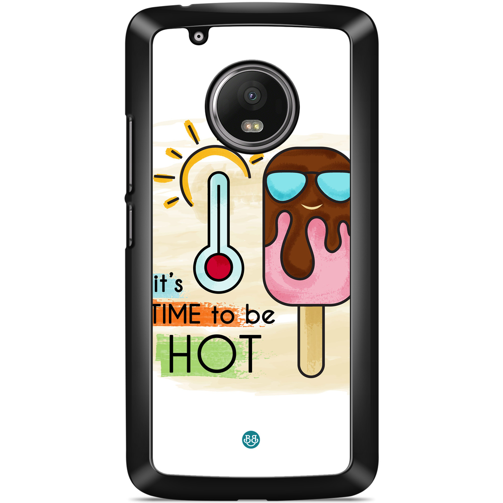 Moto G5 Plus Case - it´s TIME to be HOT