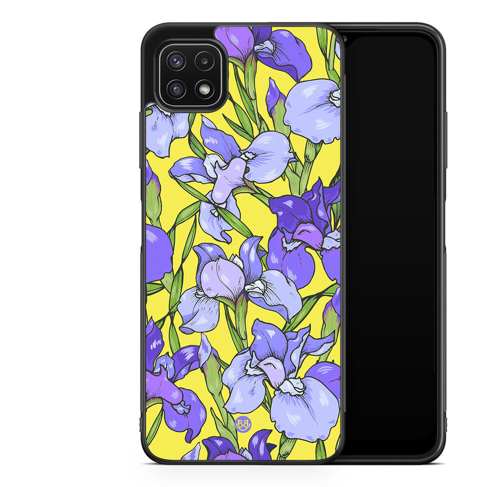 Samsung Galaxy A22 5G Case - Iris Flowers