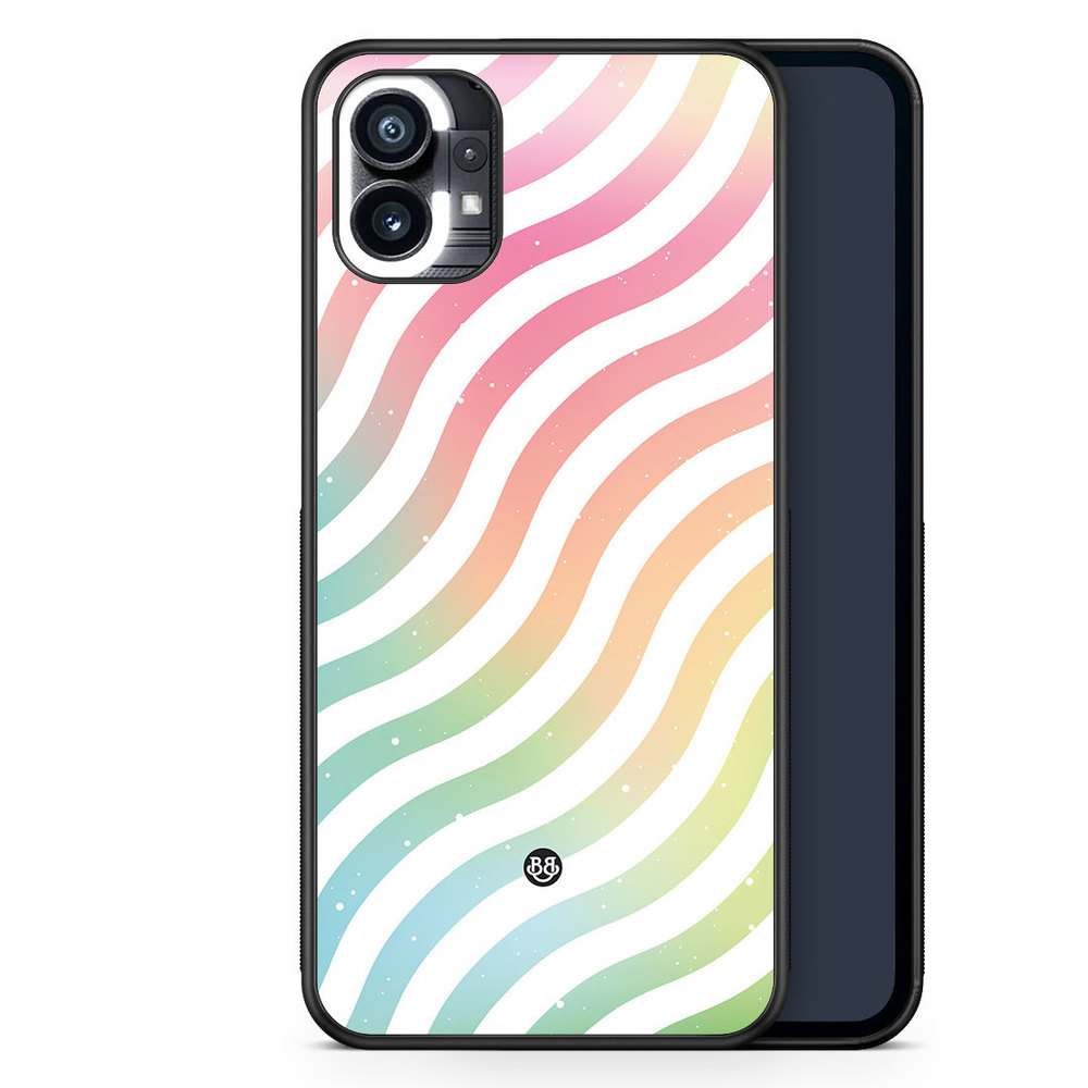 Nothing Phone (1) Case - Wavy Rainbow