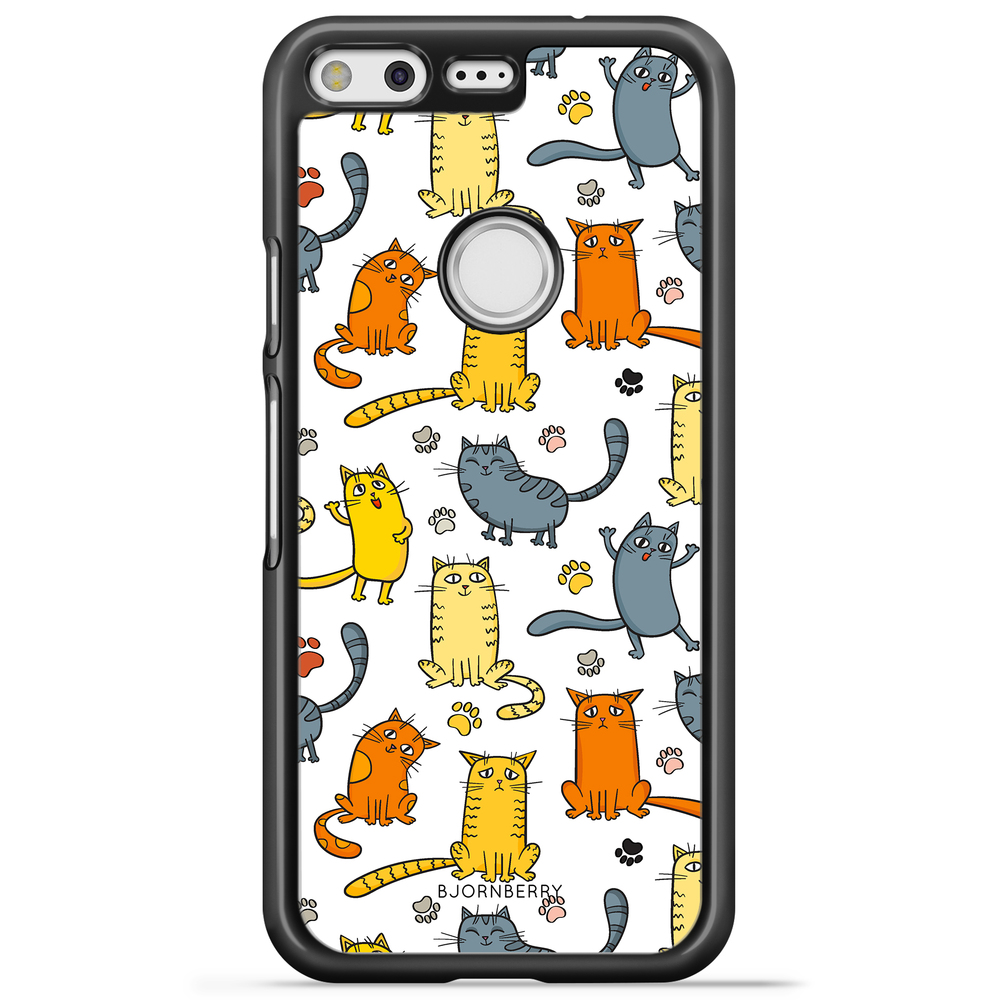 Google Pixel Skal - Kattmönster
