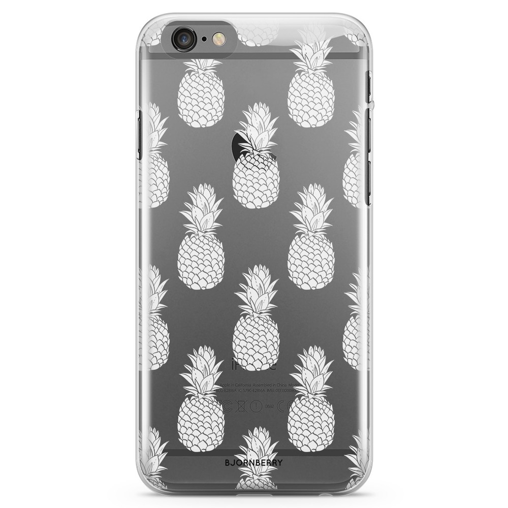iPhone 6/6s TPU Case - White Pineapples