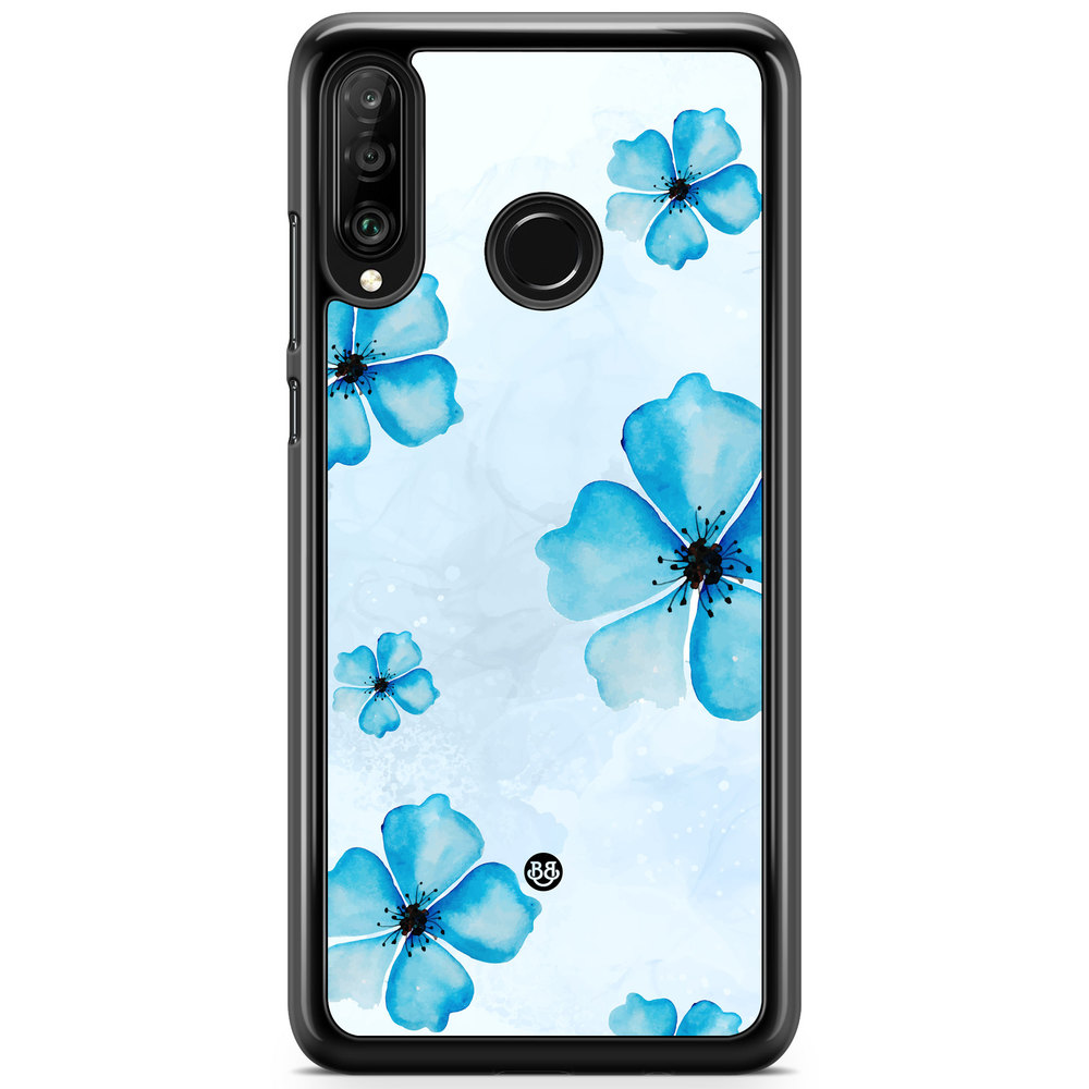 Huawei P30 Lite Case - WILD BLOOM - Blue Bloom