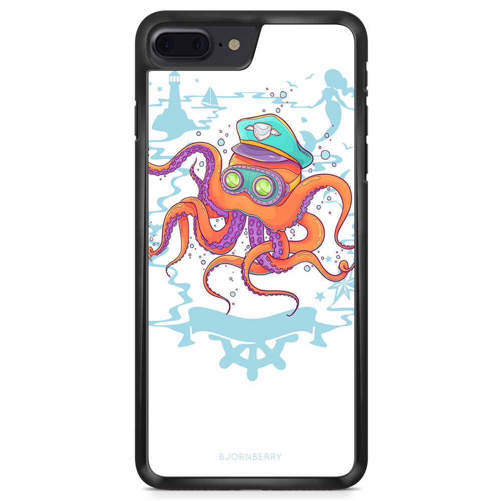 iPhone 8 Plus Case - Captain Octopus