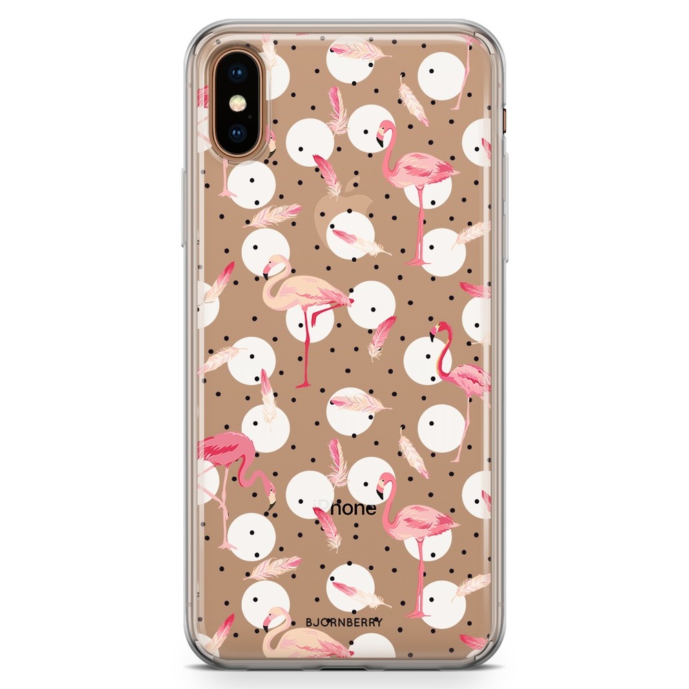 iPhone Xs Max Fashion Case - Flamingos