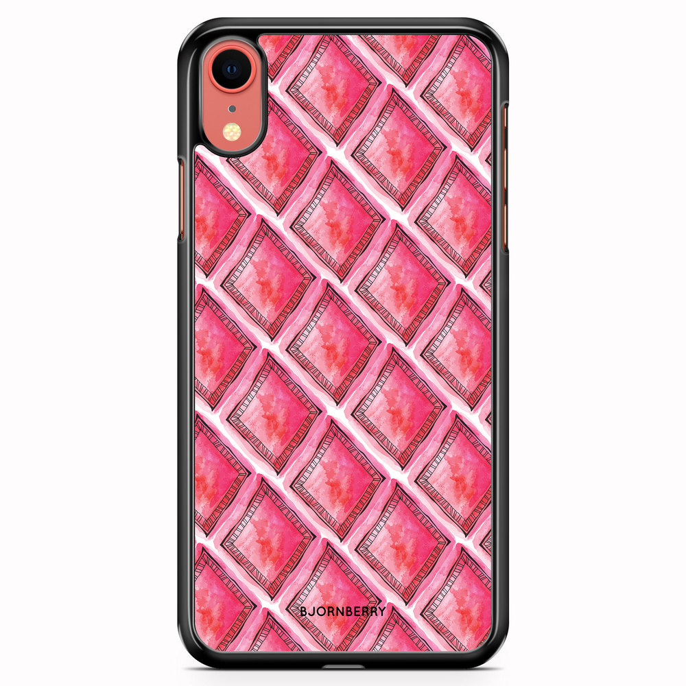 iPhone XR Case - Red Rhombus