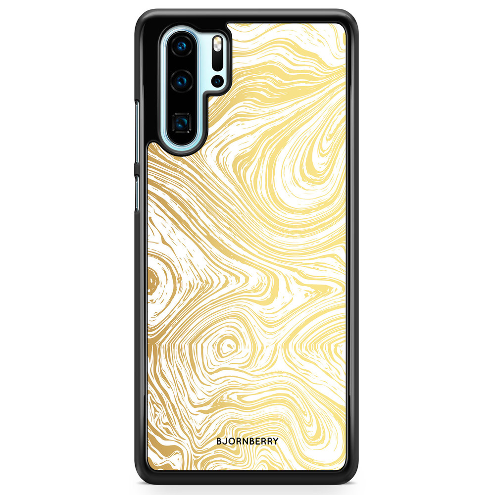 Huawei P30 Pro Case - Gold Marble
