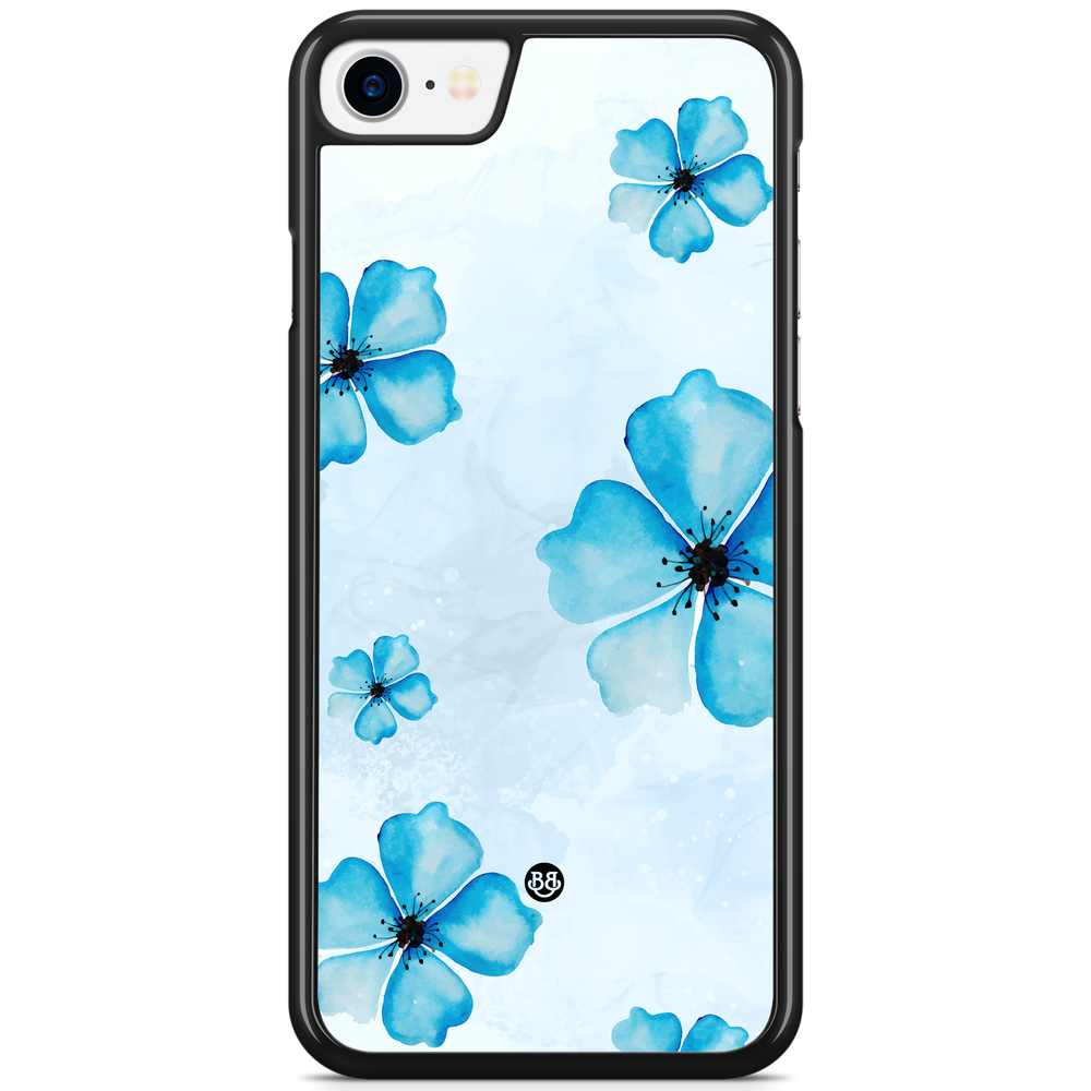 iPhone 7 Case - WILD BLOOM - Blue Bloom